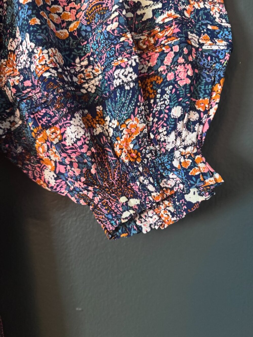 NWT Trovata Birds of Paradis Viscose Silk Long Sleeve Maxi Dress wPOCKETS! - Picture 6 of 6